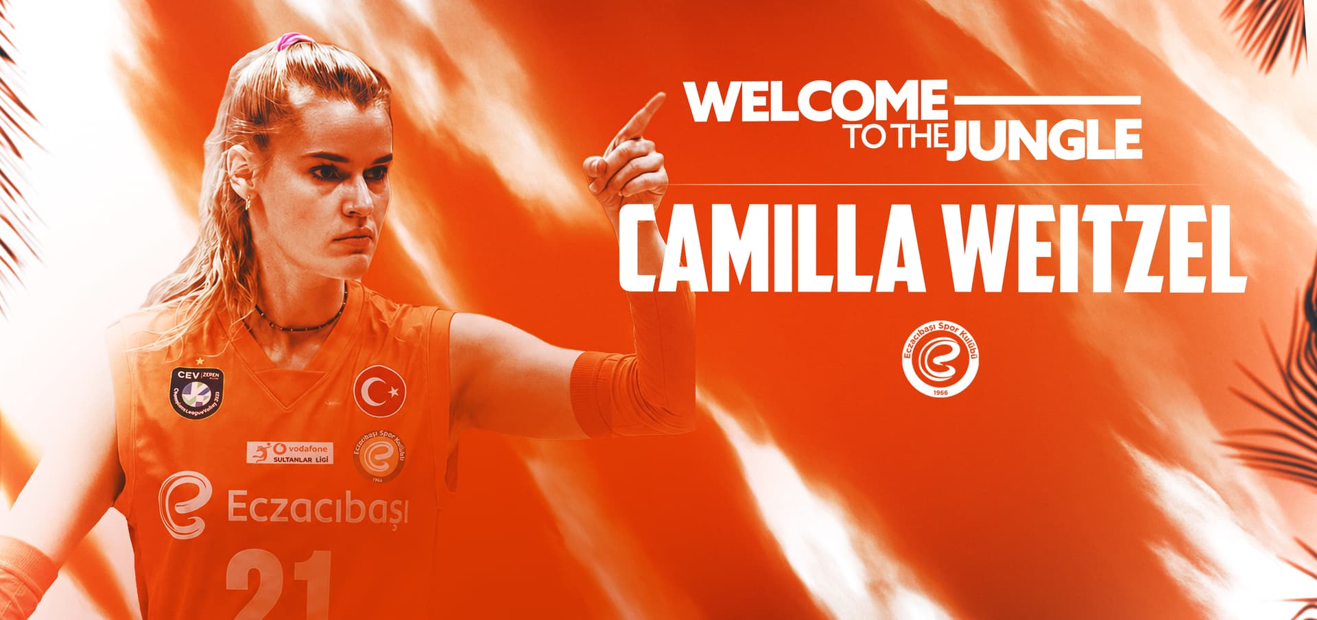 Eczacıbaşı Dynavit, Camilla Weitzel ile İmzaları Attı