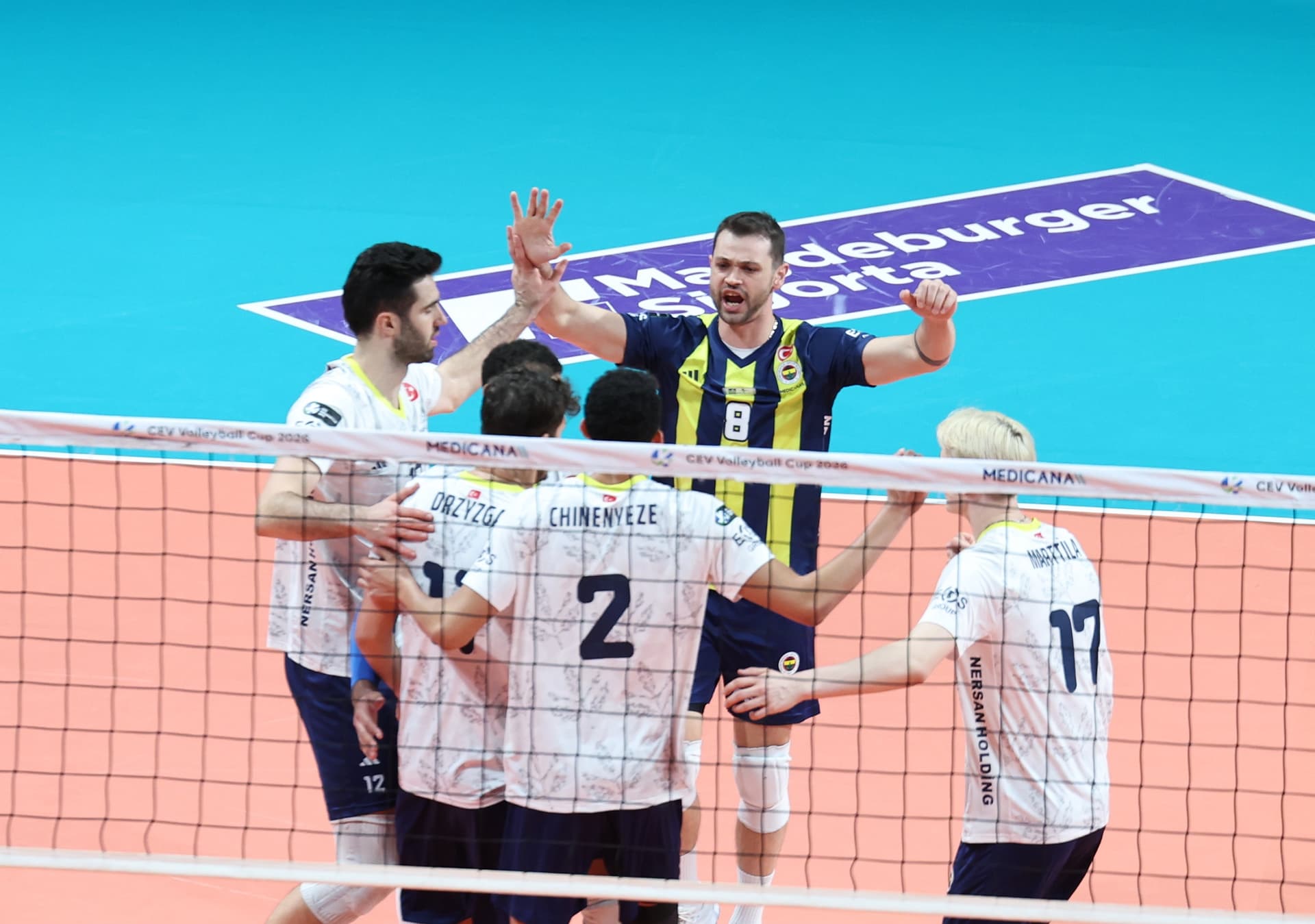 Fenerbahçe Medicana Çeyrek Finalde