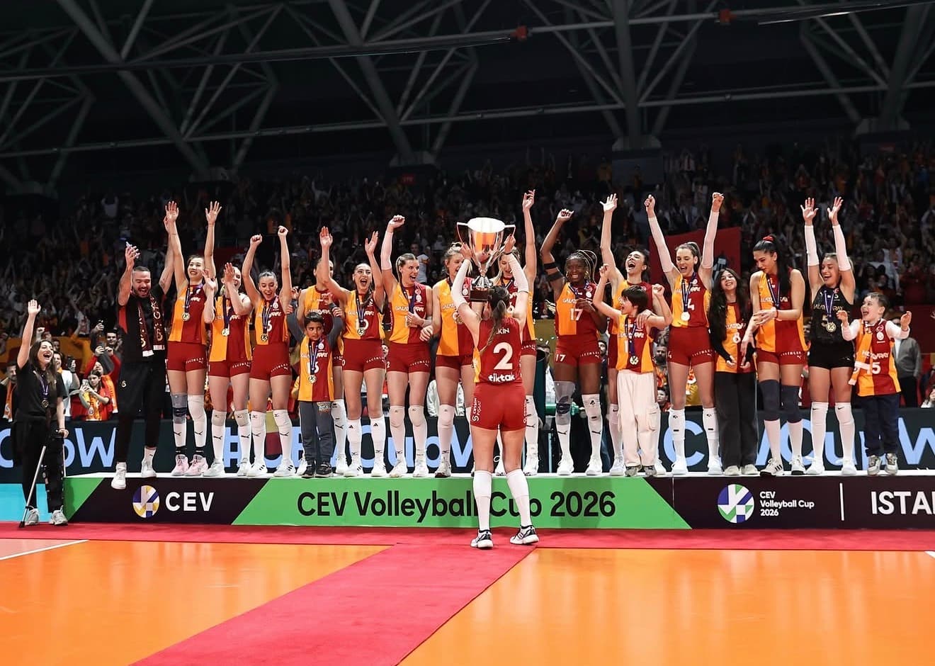 GALATASARAY DAIKIN CEV CUP ŞAMPİYONU