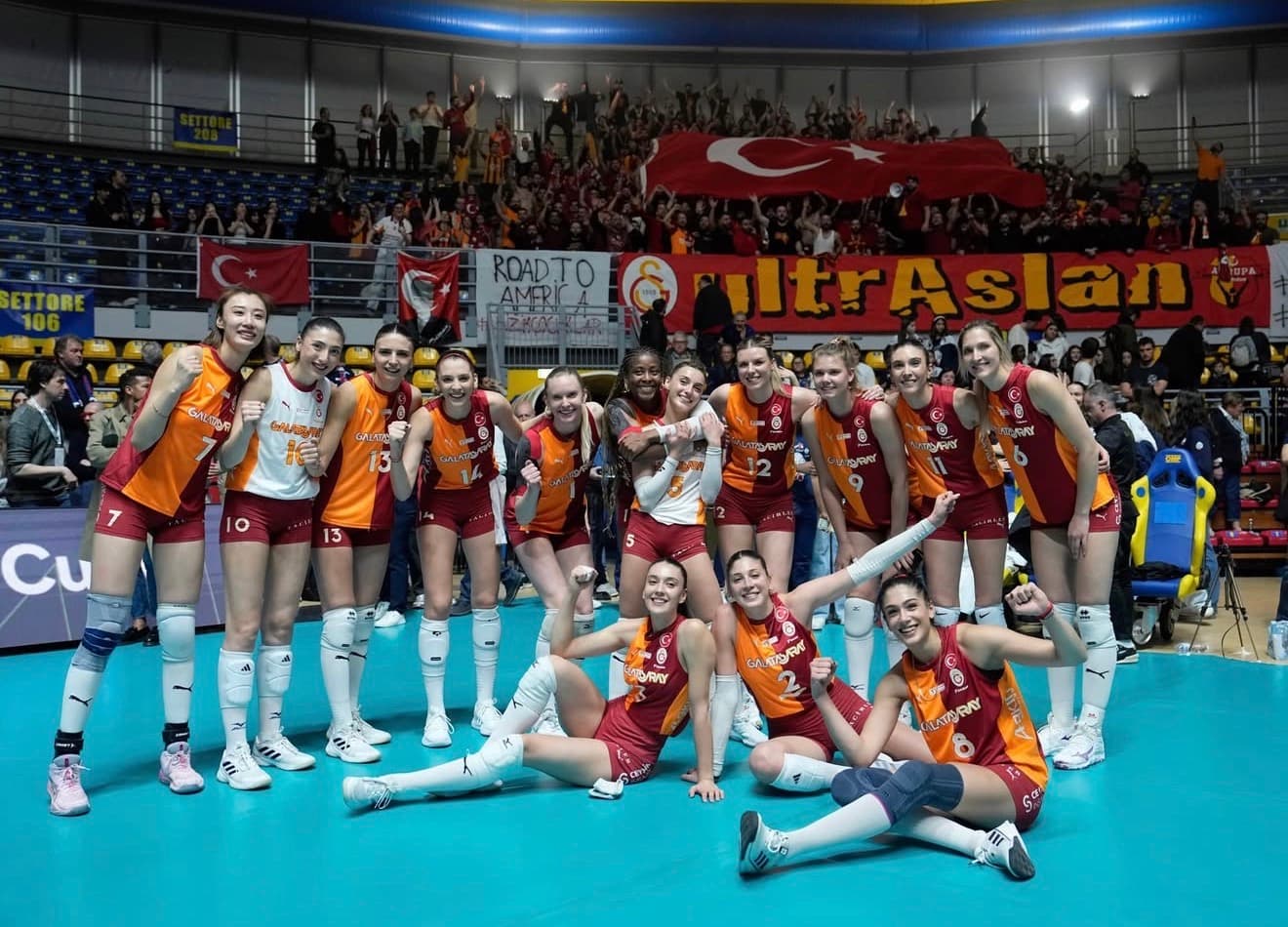 Galatasaray Daikin, Chieri Karşısında Avantajı Kaptı