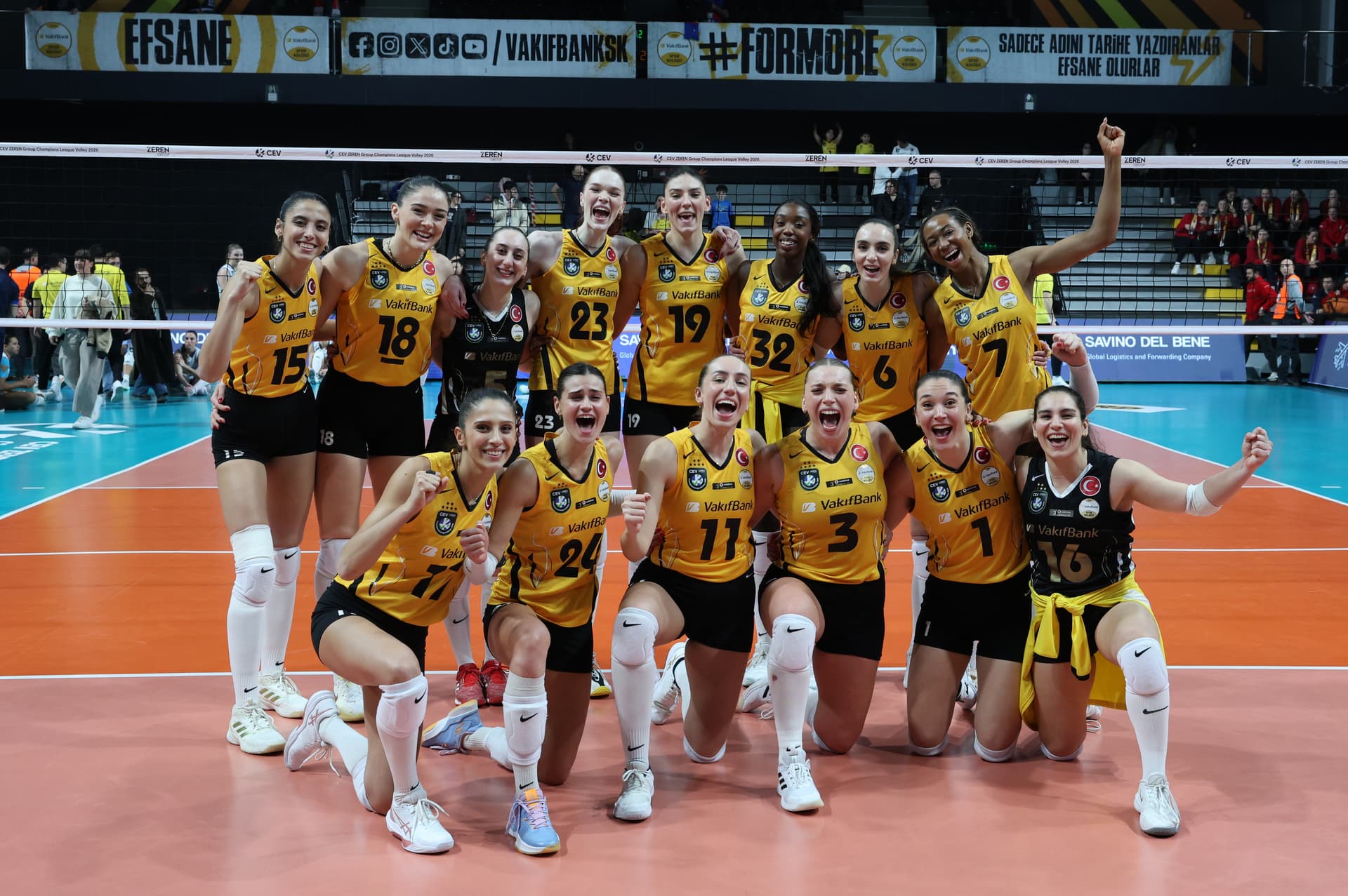 VakıfBank, Scandicci’yi Yenerek Çeyrek Finale Çıktı